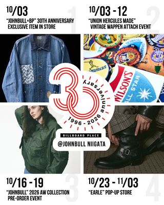 ビルボードプレイス30周年×JOHNBULL SPECIAL EVENT