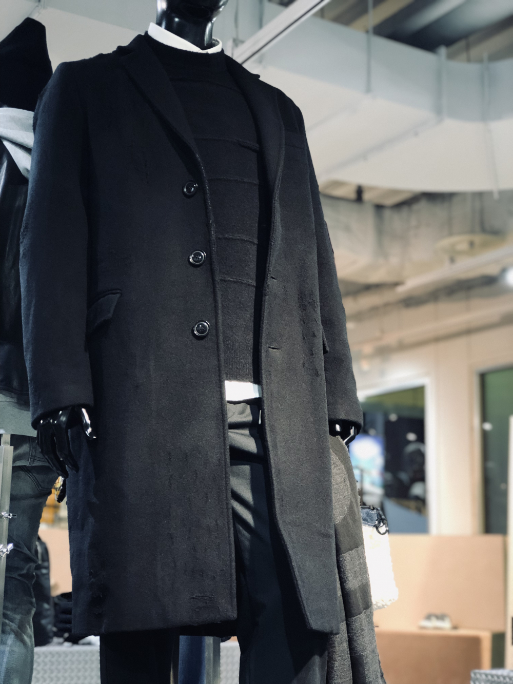 定価10】Diesel Black Gold スタンドカラーコート-