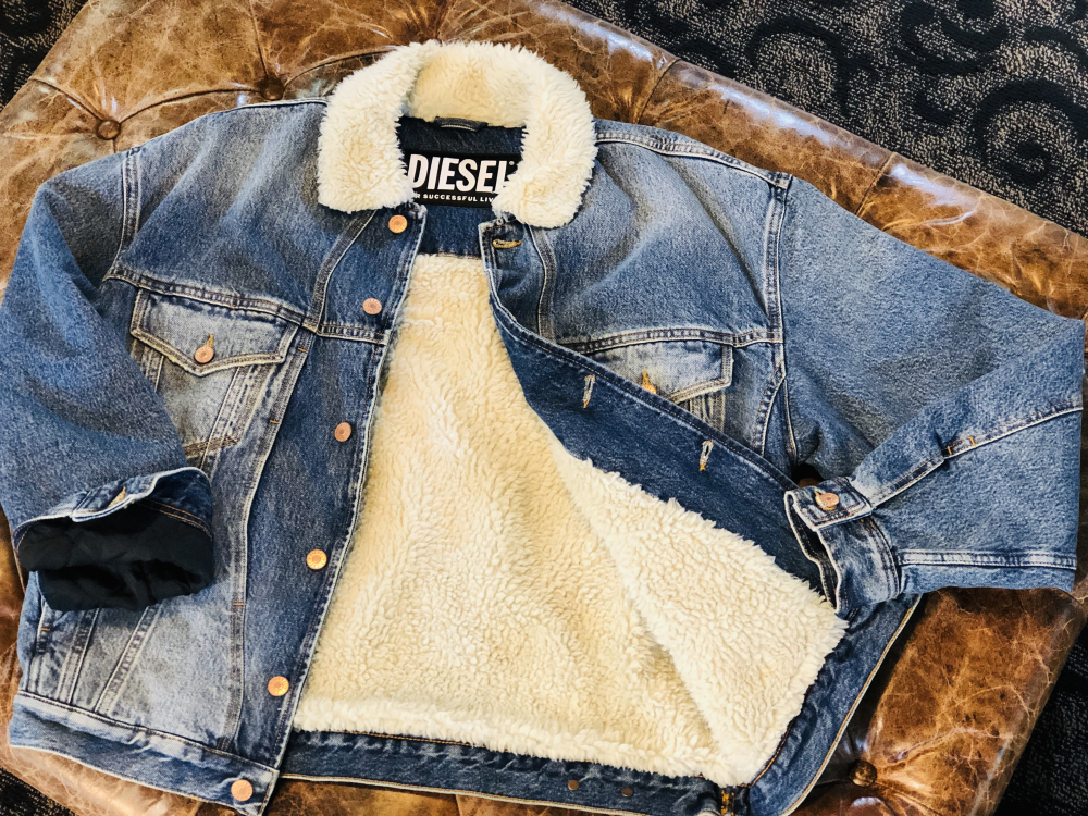 DIESEL ボアデニムジャケット再登場