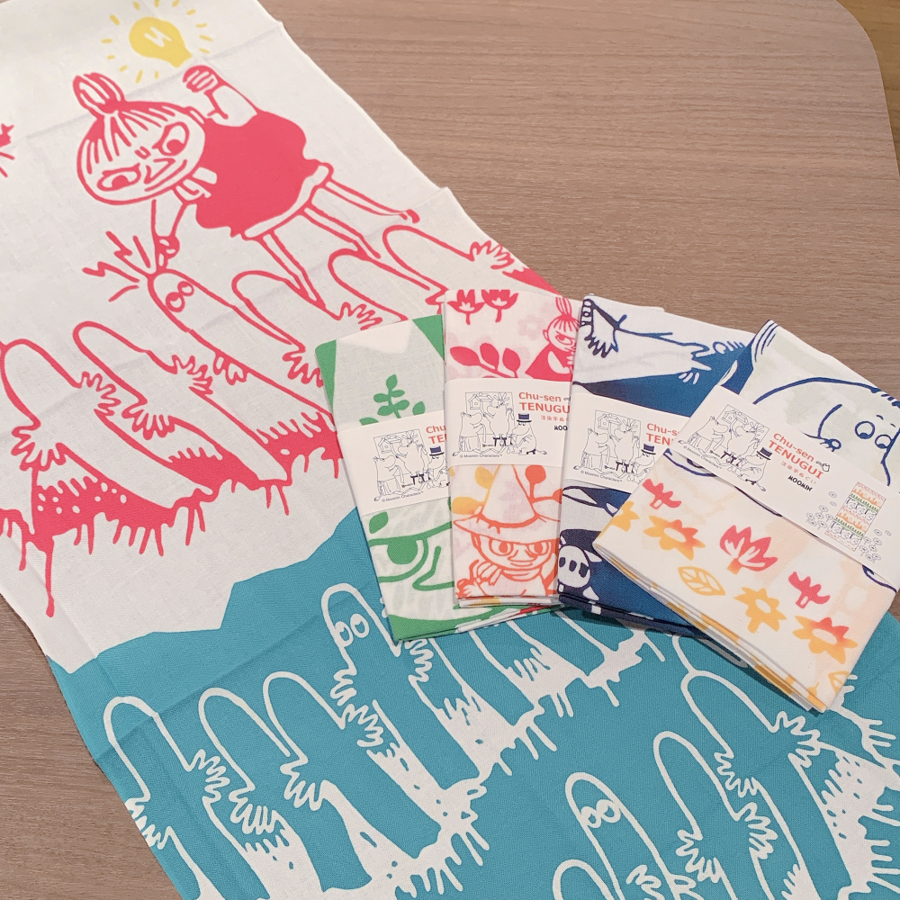 ムーミン注染手ぬぐい Billboard Place 新潟ファッションビル万代ビルボードプレイス