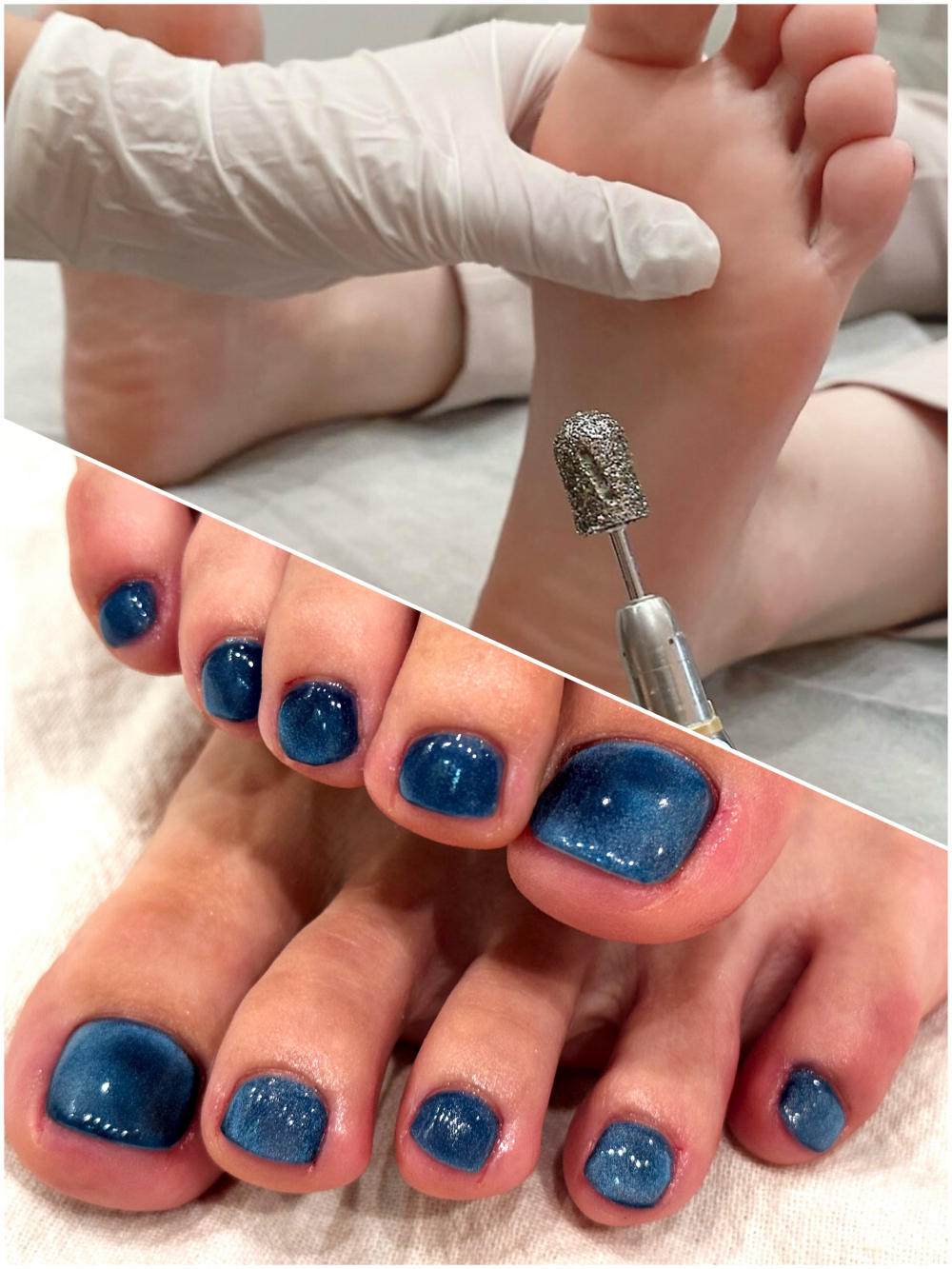 贅沢!本格角質ケア×フットネイル