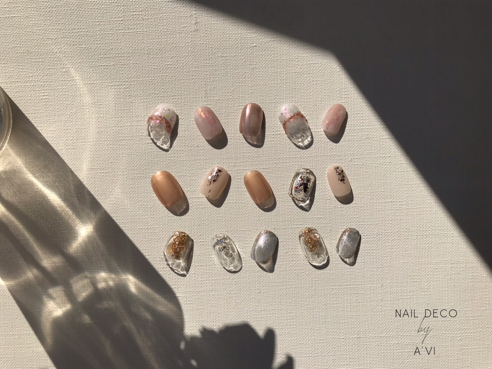 【4月NEW】定額ニュアンスプラスネイルデザイン
