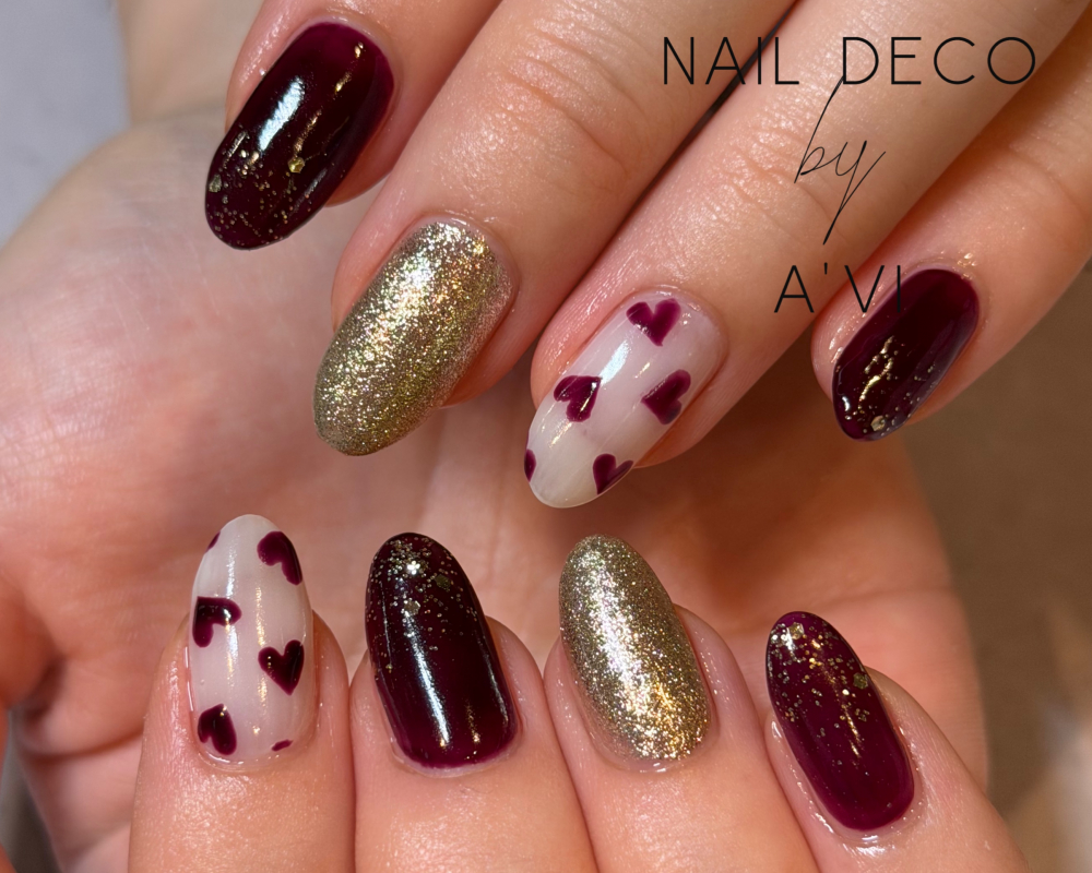 バレンタインネイル♪