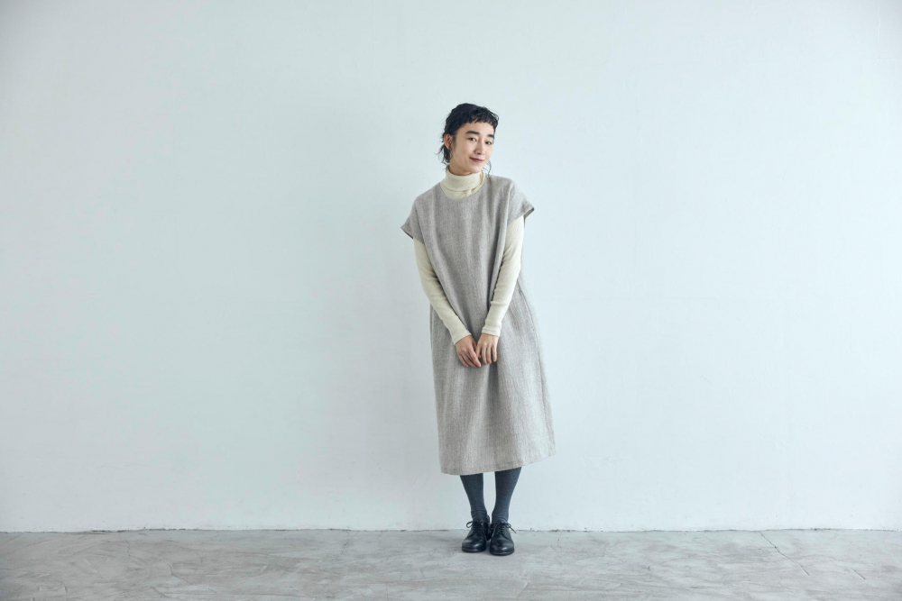 11月の麻/麻とウールツイード