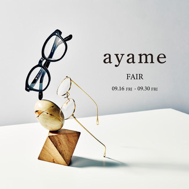 9/16(金)より、ayame POPUPを開催します!