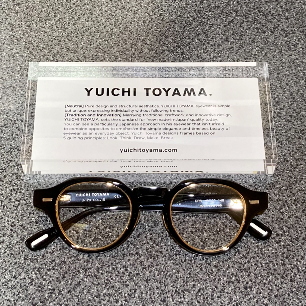 YUICHI TOYAMA.】人気品番の“U-129”に新色追加! - BILLBOARD PLACE