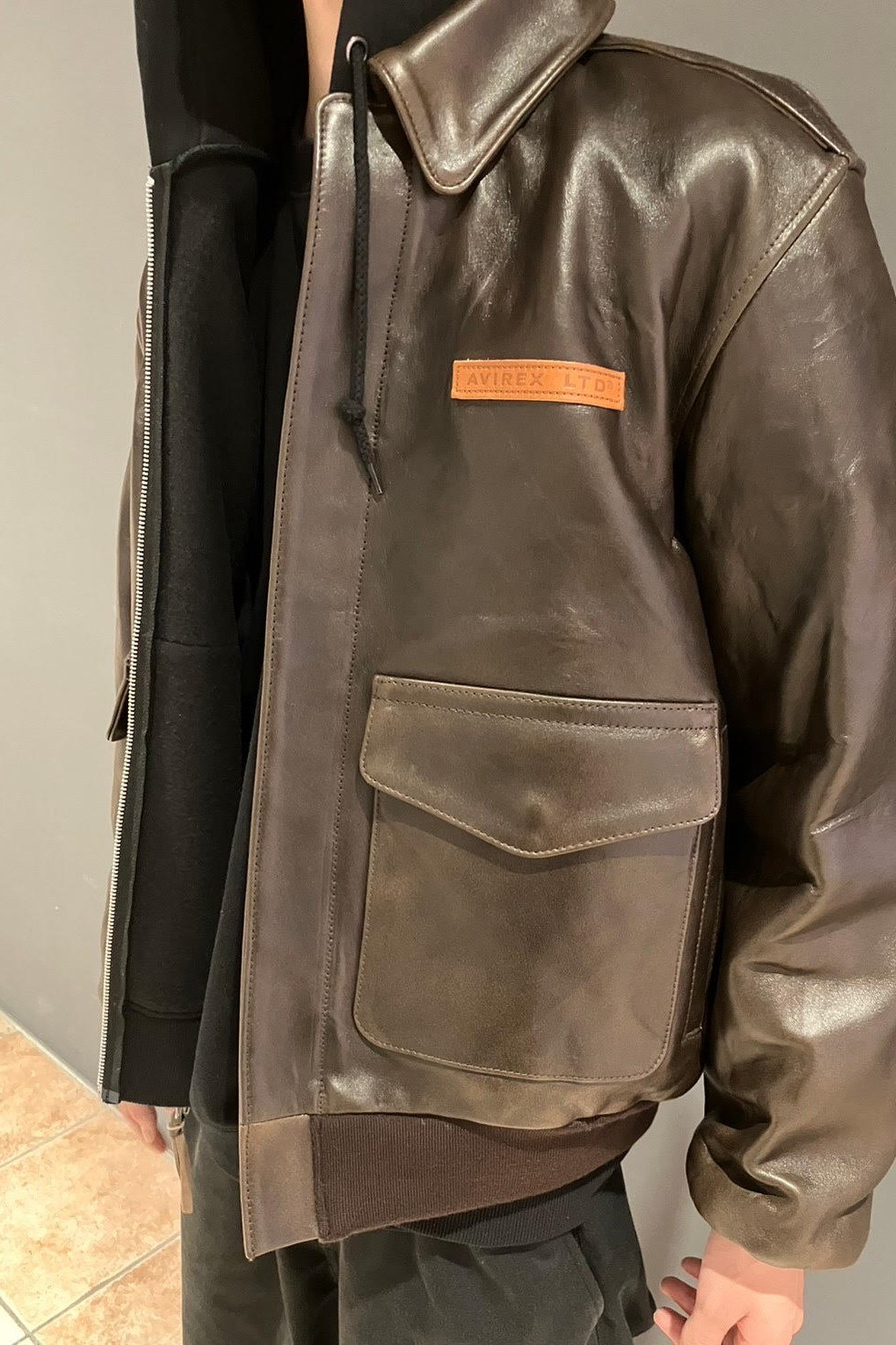 【AVIREX】型にはまらないA-2コーデ!