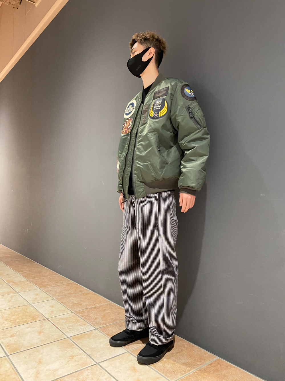 AVIREX - AVIREX FIGHTER PHOTO TYPE MA-1パンツ セットアップの