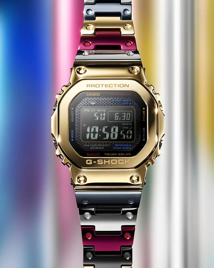 【G-SHOCK】チタン×マルチカラーのGMW-B5000TR