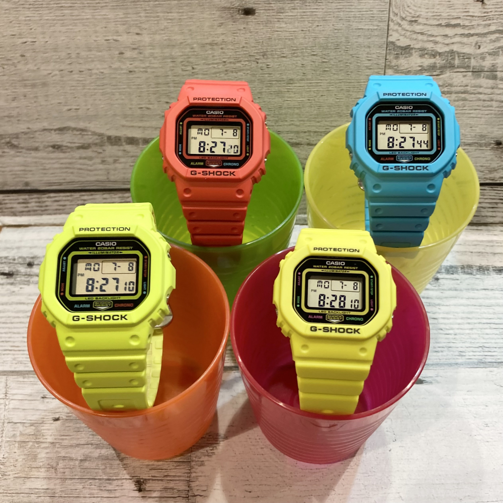 チックタック【G-SHOCK】鮮やかなカラーが目をひくENERGY PACK のご紹介。