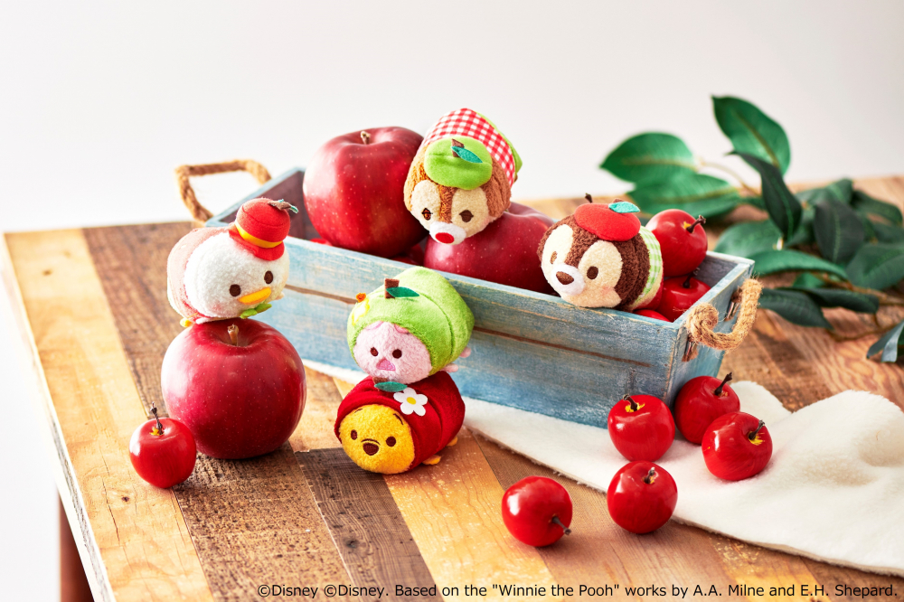 りんごモチーフのツムツムぬいぐるみが10/20(火)発売