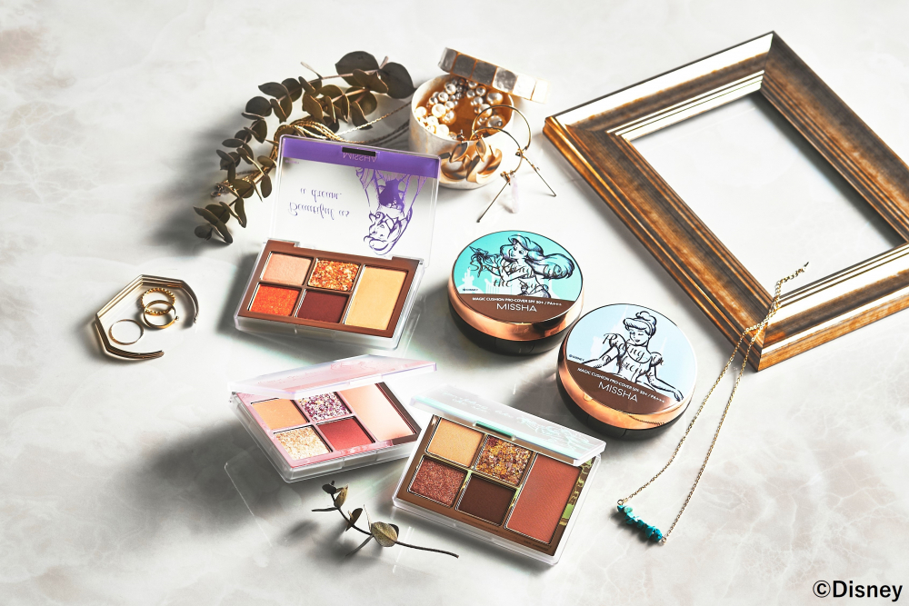 「MISSHA」との共同企画!ディズニープリンセスモチーフのコスメアイテムが11/20(金)より発売