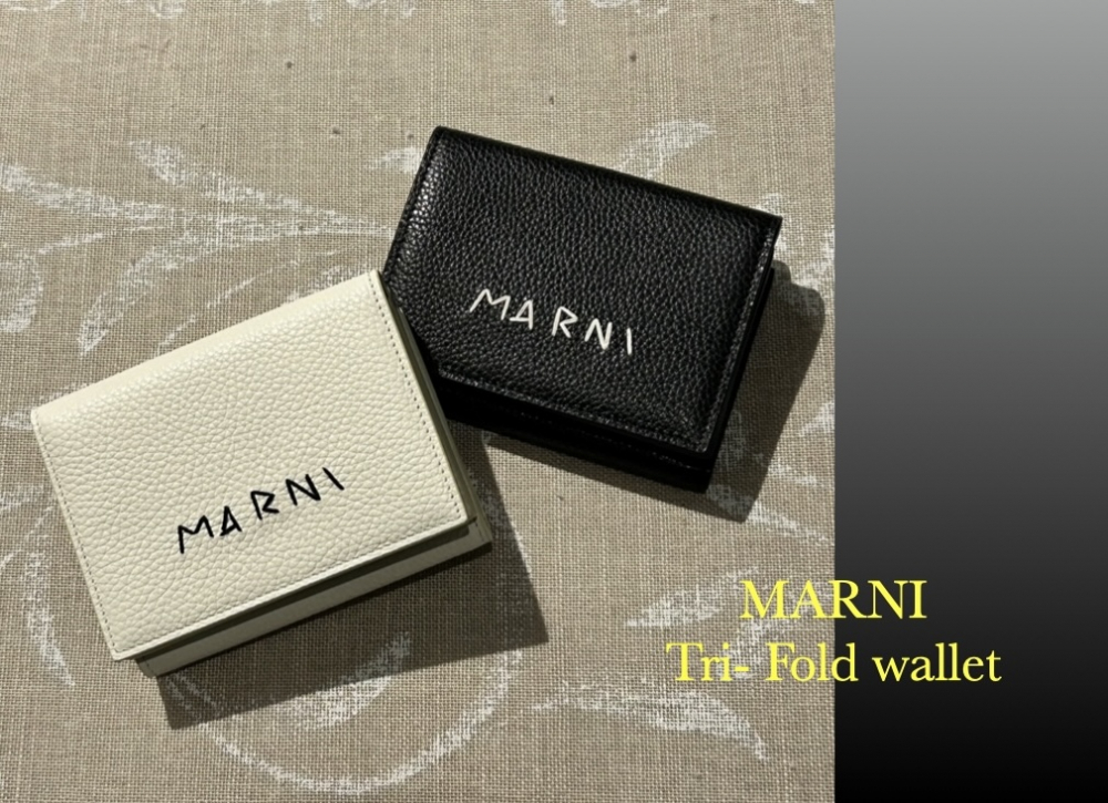 【MARNI/マルニ】新型三つ折りウォレットのご紹介。