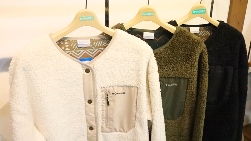ふわふわもこもこで暖かいColumbiaのフリースロングジャケットが入荷しました!