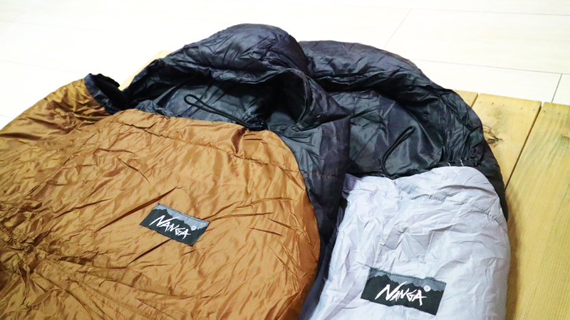 NANGAの別注限定モデルの寝袋が再入荷!