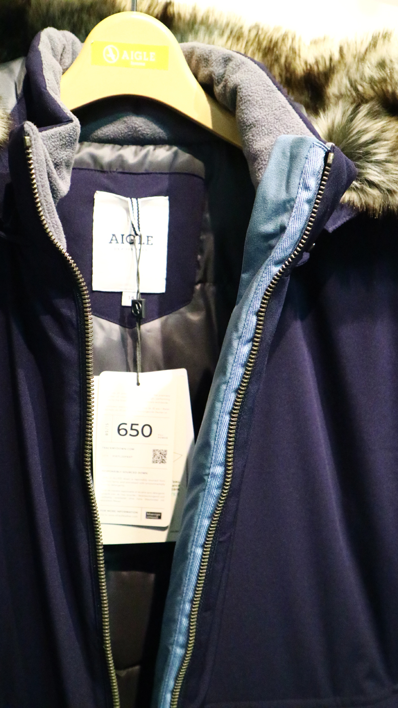 AIGLEの新作ロングダウンコート - BILLBOARD PLACE 新潟ファッション