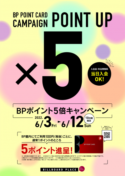 BP POINT CARD ポイント5倍キャンペーン