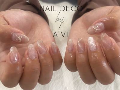 マグネット×リボンネイル♪