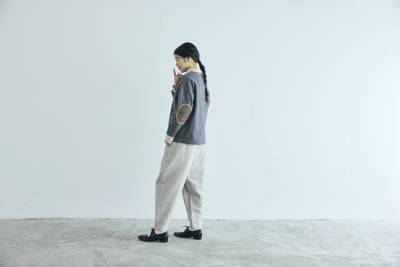 日本の布ぬの　バスクシャツ