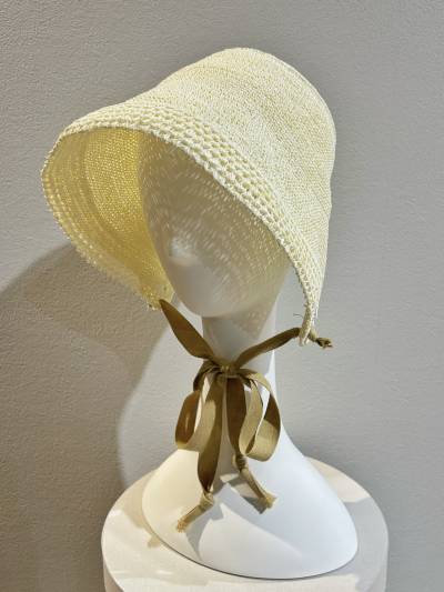 OVERRIDE PAPER CROCHET BONNET