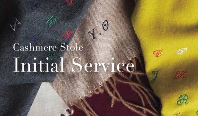 "Cashmere Stole Initial Service"