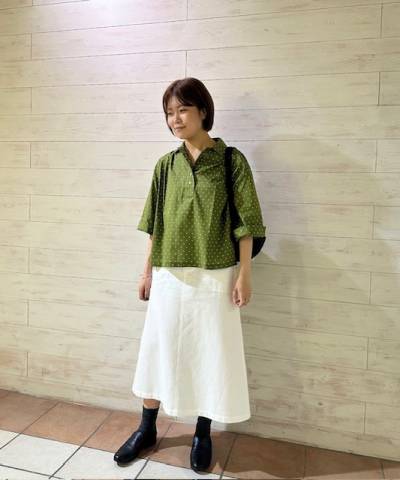 chemise à pois