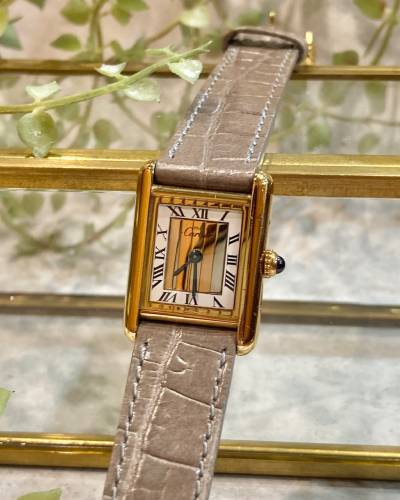 【チックタック新潟店】ヴィンテージ Cartier マストタンクSM トリニティ入荷