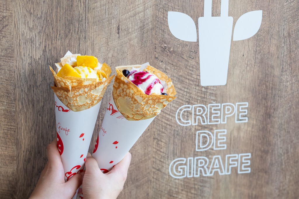 ひんやり爽やか!クレープ専門店の夏限定メニュー!